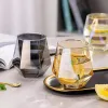 One Two Cups Gelas Kaca Aesthetic Kopi Teh Diamond Crystal Glass 310ml 