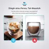 One Two Cups Cangkir Kopi Kaca Tahan Panas Double Wall Cup