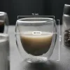 One Two Cups Gelas Kaca Aesthetic Tahan Panas Double Wall Glass 