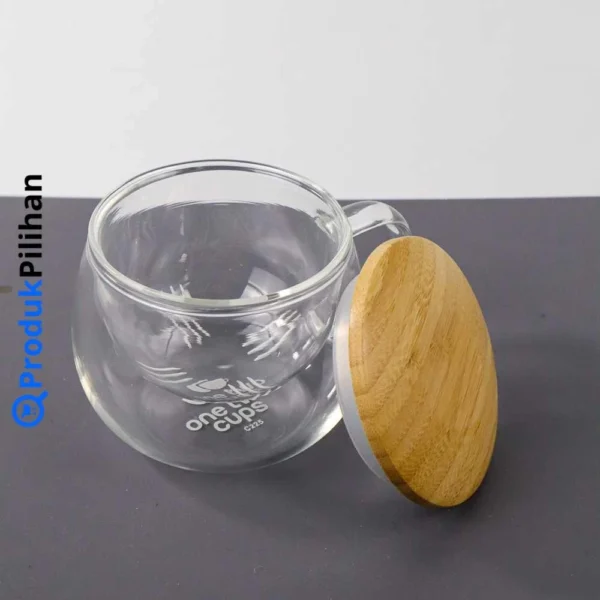 Saringan Teh Cangkir Kaca - Pengganti One Two Cups C2251 - Image 2